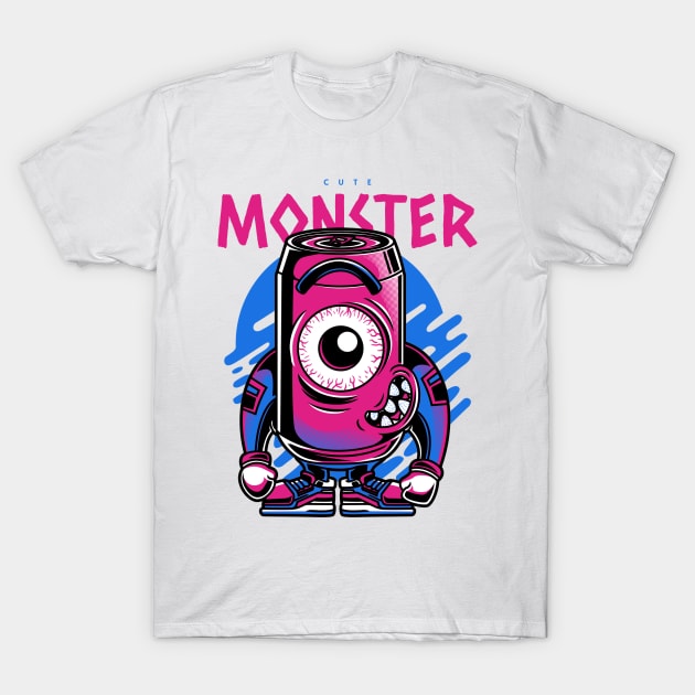 One Eyed Cute Monster T-Shirt by OFM